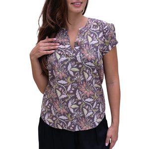 Camisa Estampada para Mujer, Blusa Casual al por Mayor para Colección de Moda Minorista - Product Image 4