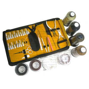 High Quality Stainless Steel Hair Extension Tools <b>Kit</b> Micro <b>Bead</b> Fitting Removing Plier Clip for Sectioning Hair Extensions - Product Image 1