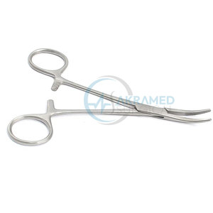 Hémostat médical de précision courbé à action lisse, hémostat courbé de qualité fiable - Product Image 3
