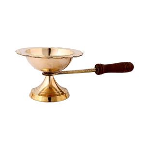 Porte-encens en laiton moulé, support d'encens en laiton massif de qualité supérieure pour la maison et le temple - Product Image 5