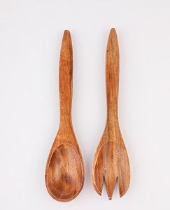 Juego de cucharas y espátulas de madera para cocinar, juego de cucharas para servir, artesanías, diseño moderno, cuchara de madera para servir, mejor precio - Product Image 6