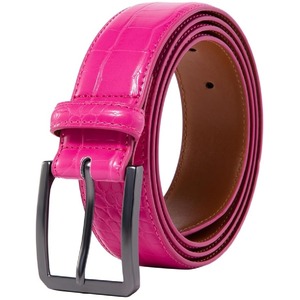 RELEVO INDUSTRIES Cinturón de Cuero Genuino para Hombre, Hebilla de Aleación, Estilo Casual Personalizado, 3.5CM de Ancho, Ecológico, Ligero, Transpirable, 3D - Product Image 5