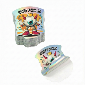 Custom Printing Waterproof <strong>Vinyl</strong> <strong>Stickers</strong>, Die Cut Label <strong>Stickers</strong>, <strong>Adhesive</strong> PVC Label <strong>Stickers</strong> - Product Image 1