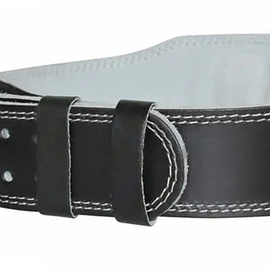 Professional Custom logo Gym Fitness Equipment Genuine Leather Weightlifting <b>Belt</b> with Custom Logo and Leather Support for Men - Product Image 5