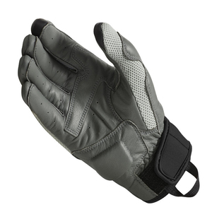 Full <b>Finger</b> Racing Gloves Black Leather Non Slip Adjustable Wrist <b>Strap</b> Unisex Outdoor Activities - Product Image 1