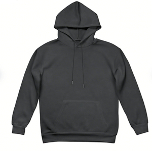Sudadera con capucha informal de invierno para hombre, 100% algodón, con bolsillo, corte regular, sudadera con capucha tipo pullover, conjunto deportivo de dos piezas, forro polar, personalizable. - Product Image 4