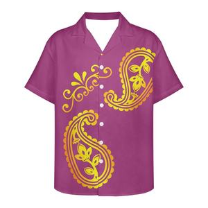 เสื้อเชิ้ตฮาวายพิมพ์ลายแฟชั่นฤดูร้อนสำหรับผู้ชาย แขนสั้น สไตล์ลำลอง - Product Image 5