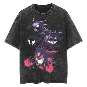 Camiseta Oversize de Algodón Vintage con Lavado Ácido para Hombre, Estilo Streetwear, Personalizada, 230 Gsm, Lavado a la Piedra - Product Image 4