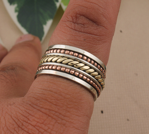 Wholesale 925 Sterling <b>Silver</b> Classic Band <b>Ring</b> Minimalist Doted Wedding Bands Fine Jewelry <b>for</b> Women <b>Men</b> Party - Product Image 5