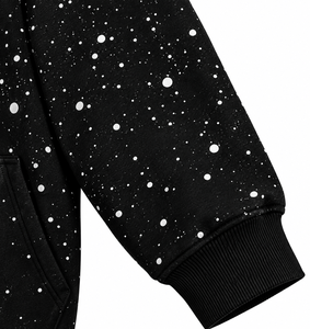 Sudadera con Capucha Negra para Hombre FYTNEX APPAREL, 100% Algodón, Felpa Francesa, Ecológica, Transpirable, Antiarrugas, de Secado Rápido, 290g, Ropa Urbana de Invierno - Product Image 4