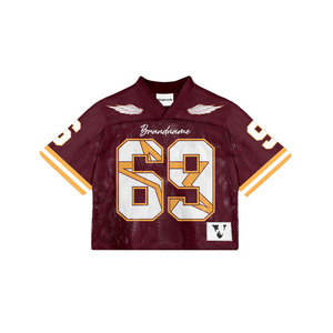 T-shirt surdimensionné à épaules tombantes pour homme, couleur personnalisée, avec tissu en mesh - Product Image 2