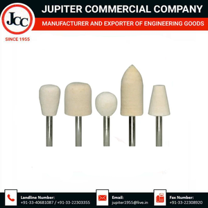Discos de Pulido de Fieltro Industrial con Mandril para Herramientas Rotatorias, Aplicaciones de Acabado y Desbarbado de Metales - Product Image 2