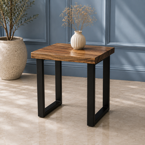 Modern Minimalist <b>Round</b> <b>Coffee</b> <b>Table</b> with Metal Frame and <b>Black</b> Finish for Living Room Furniture - Product Image 6