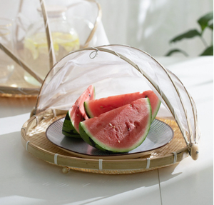 Eco Friendly Durable Large Bamboo Winnowing <b>Basket</b> Bowl Vietnam Handmade Rustic Flexible Rice <b>Tray</b> for Table Display - Product Image 5