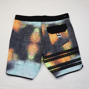 Shorts de bain et de pêche pour hommes, taille mi-haute, personnalisés, de haute qualité, 100% polyester, couleur unie, respirants, séchage rapide, grandes tailles - Product Image 3