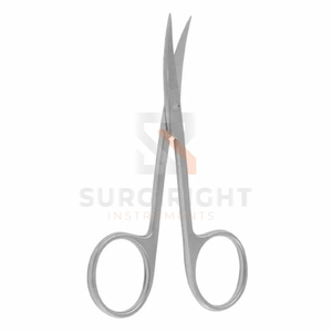 Ciseaux à Iriser à Pointe Fine et Aiguisée, Ciseaux Chirurgicaux de Précision pour la Coupe des Tissus, en Acier Inoxydable par SurgiRight - Product Image 1