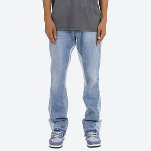 wholesale custom <b>Men</b> Slim Fit <b>Stretch</b> Denim Pants Vintage Washed pant for <b>men</b> - Product Image 1