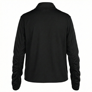 Blouson de travail personnalisé avec logo, veste de sport à fermeture éclair intégrale pour infirmière, uniforme médical à manches froncées, manteau de réchauffement, blousons de travail - Product Image 3