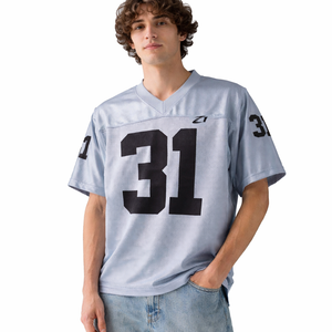 ชุดยูนิฟอร์มรักบี้แบบกำหนดเอง กางเกงขาสั้นระบายอากาศ เสื้อเจอร์ซีย์อเมริกันฟุตบอล ซับเหงื่อ ชุดฝึกซ้อมในสนาม พิมพ์ลายแบบ Sublimation - Product Image 5