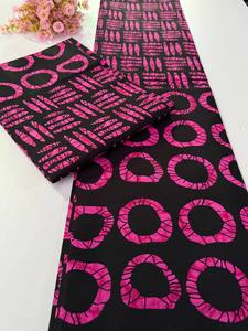 All New Custom Morocco Wax Print Cotton <b>Fabric</b> for Dresses Shirts Bags Fashion Crafts with OEM Service Hitjem Export - Product Image 3