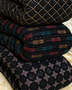 Velvet Embroidery Fabric Embroidered Silk Fabric Beaded Lace Fabric Luxury Fabric for Boutique Brands Apparel Sourcing Wholesale - Product Image 2
