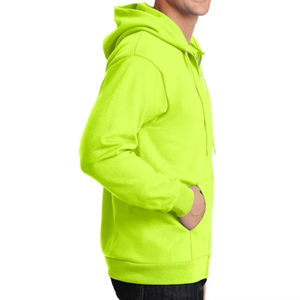 Sweat-shirts bleus apaisants à thème marin, surdimensionnés pour hommes, impression de logo personnalisé, broderie, 100% coton, service OEM ODM disponible - Product Image 3