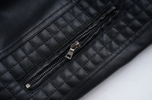 Veste en cuir pour homme, coupe slim, à capuche, en PU, pour moto, automne-hiver, décontractée, coupe-vent, vêtements pour homme, chapeau amovible, tailles S-XXXL - Product Image 4