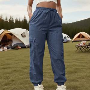 <span class=keywords><strong>Pantaloni</strong></span> <span class=keywords><strong>Cargo</strong></span> da <span class=keywords><strong>Donna</strong></span>, Opzioni Multicolore, Vita Elastica con Coulisse, Leggeri, Antistatici, per Escursionismo e Uso Casual - Product Image 6