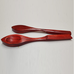 ช้อนดนตรีพื้นบ้านทำจากไม้ธรรมชาติ เครื่องดนตรีประเภทเคาะทำด้วยมือ สำหรับการเรียนรู้จังหวะและการแสดง - Product Image 6