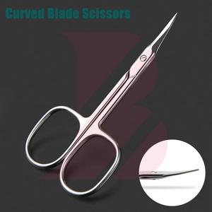 Ciseaux à cuticules ultra-fins professionnels en acier inoxydable de haute qualité, coupe précise pour salons professionnels - Product Image 4