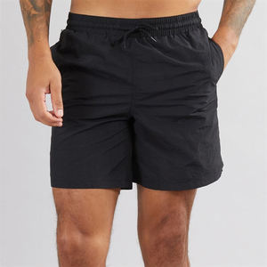 Pantalones Cortos Deportivos de Verano para Hombre, de Alta Calidad, Transpirables, con Cintura Elástica, de Poliéster/Algodón, Color Sólido, Venta al Por Mayor - Product Image 3