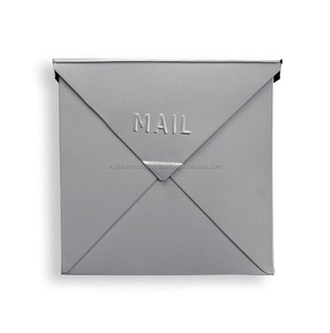 Wall Mount Metal Mailbox <b>Outdoor</b> Waterproof Letter <b>Box</b> Front Access Powder Coated Durable Non-Locking - Product Image 1