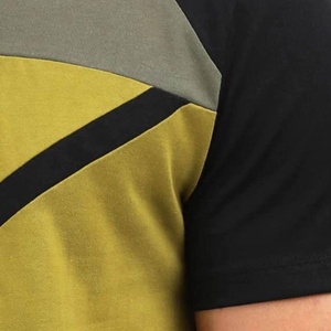 T-shirt pour homme à manches régulières, col rond, coupe décontractée, tissu tricoté, streetwear, écologique, 100% coton biologique, longueur régulière - Product Image 2