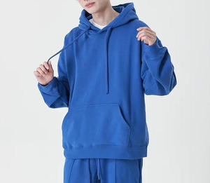 Sweat à capuche unisexe personnalisé de haute qualité pour homme, coupe ample, en molleton bouclette épais 380 GSM, avec logo, vierge - Product Image 1