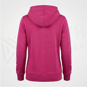 Sudadera con capucha de mujer con hombros caídos, color personalizado, manga larga, bolsillo frontal, estilo urbano de invierno, forro polar - Product Image 2