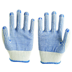 <b>PVC</b> Dotted Work Gloves Cotton Knit Safety Gloves Anti Slip Grip Industrial Protective Gloves OEM Manufacturer <b>PVC</b> Dotted Gloves - Product Image 6