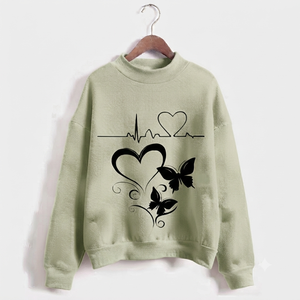 2026 Best Style Women Streetwear Lightweight Fleece Sweatshirt Polyester/Cotton Embroidered Oversized Loose Winter Solid Front - Product Image 1