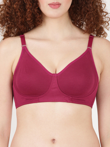 Sujetador sin aros para mujer, cobertura total, cómodo, transpirable, para uso diario, con tirantes ajustables, sin relleno, lencería - Product Image 2