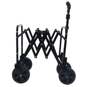 Carrito Utilitario de Doble Capa con 100% Más Espacio, Carrito de Camping para Compras, Deportes, Jardinería, Pesca y Otros Usos - Product Image 3