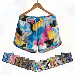 Shorts de sport haute performance personnalisés imprimés, shorts de cyclisme fitness extensibles, shorts de course et d'entraînement confortables et ajustés - Product Image 1