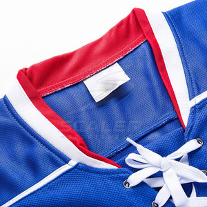 Maillot de hockey sur glace léger, à séchage rapide, anti-humidité, grande taille, avec tissu flexible pour hommes, pour l'entraînement en équipe et les matchs. - Product Image 4