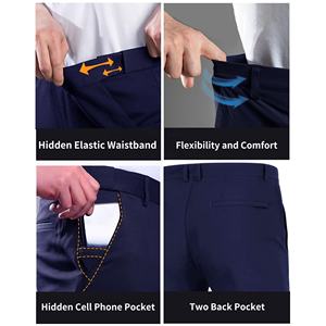 Men's Lightweight Golf <b>Shorts</b> Breathable Moisture-Wicking Solid Pattern <b>Zipper</b> XS XXS Hot Weather Outdoor Activities Gym Use - Product Image 3