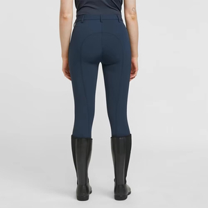 Leggings de equitación negros de asiento completo para mujer, ropa ecuestre, jodhpurs ajustados, pantalones de montar a la venta - Product Image 2