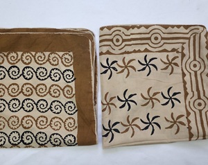 Wholesale Boho Block Print <b>Bandanas</b> Cotton Head Scarf Neck Kerchief Floral Patterns Gift for Her Square Scarves for Hair Scarf - Product Image 3
