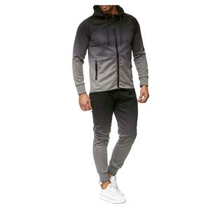 Chándal Personalizado de Alta Calidad para Hombre, Ropa Deportiva Informal, Chándal de 2 Piezas con Cremallera Completa, Traje para Gimnasio y Correr - Product Image 1