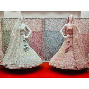 <b>Bridal</b> Lehenga Choli Elegant <b>Headwear</b> for Brides - Product Image 5