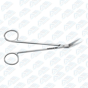 Apto Enterprises Premium 16.5cm Ciseaux à gomme angulaires avec poignée courbée Ciseaux à gomme dentaire de haute qualité pour chirurgie buccale - Product Image 3