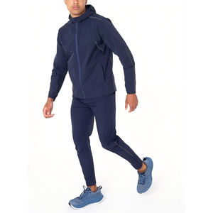 Veste de sport unisexe en polyester à demi-zip, imperméable et coupe-vent, avec motif camouflage enduit, épaisseur standard, idéale pour la course – Grande Vente - Product Image 4