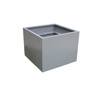 Jardinera Rectangular de FRP, Diseño Minimalista Gris, para Jardín, Flores, Plantas Verdes, Uso en Interiores y Exteriores, Pintada, Resistente - Product Image 3