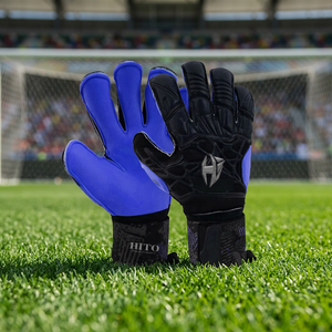 Gants de gardien de but de football américain sur mesure de haute qualité, en néoprène et latex, avec étiquette et emballage personnalisés - Product Image 4